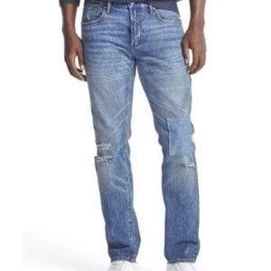 NWT Gap Mens Destructed Vintage Slim Fit Jeans 28x30 F183